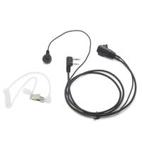 2pcs 2 Pin Covert Acoustic Tube Earpiece for Baofeng UV-5R bf-888s Walkie Talkie for Two Way Radio Anti Noise Earpiece earphone