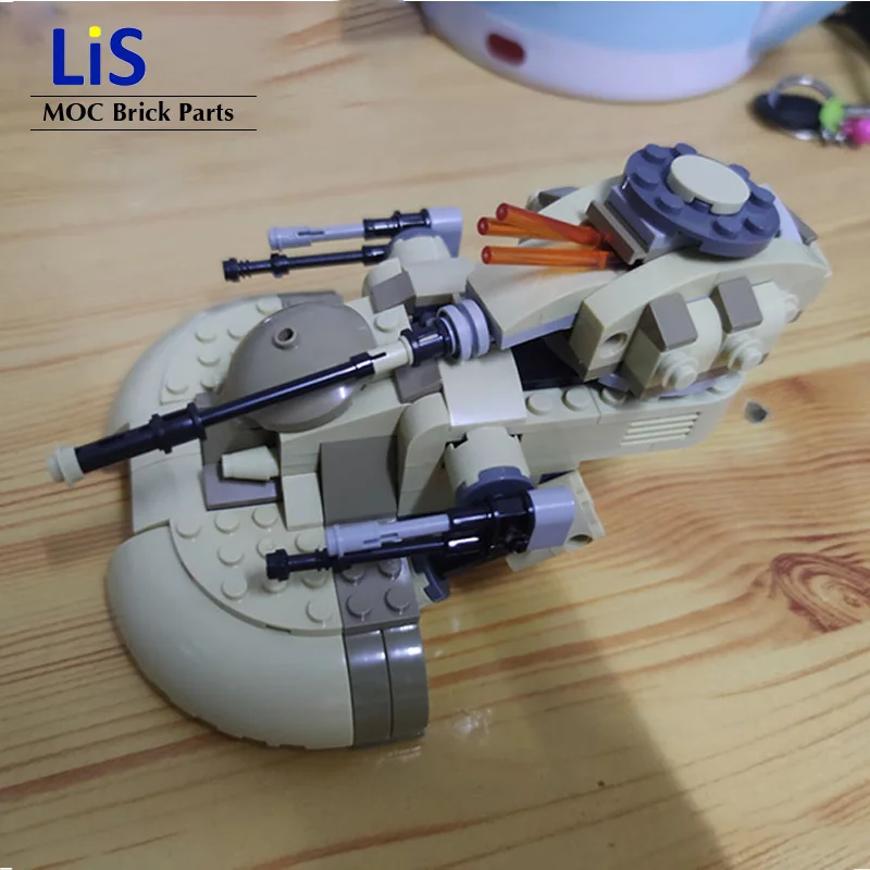Disney MOC AAT Tank Building Block Model Bricks DIY Toys for children Game Weapon Weapon Model Compatible with Star Plan Toys