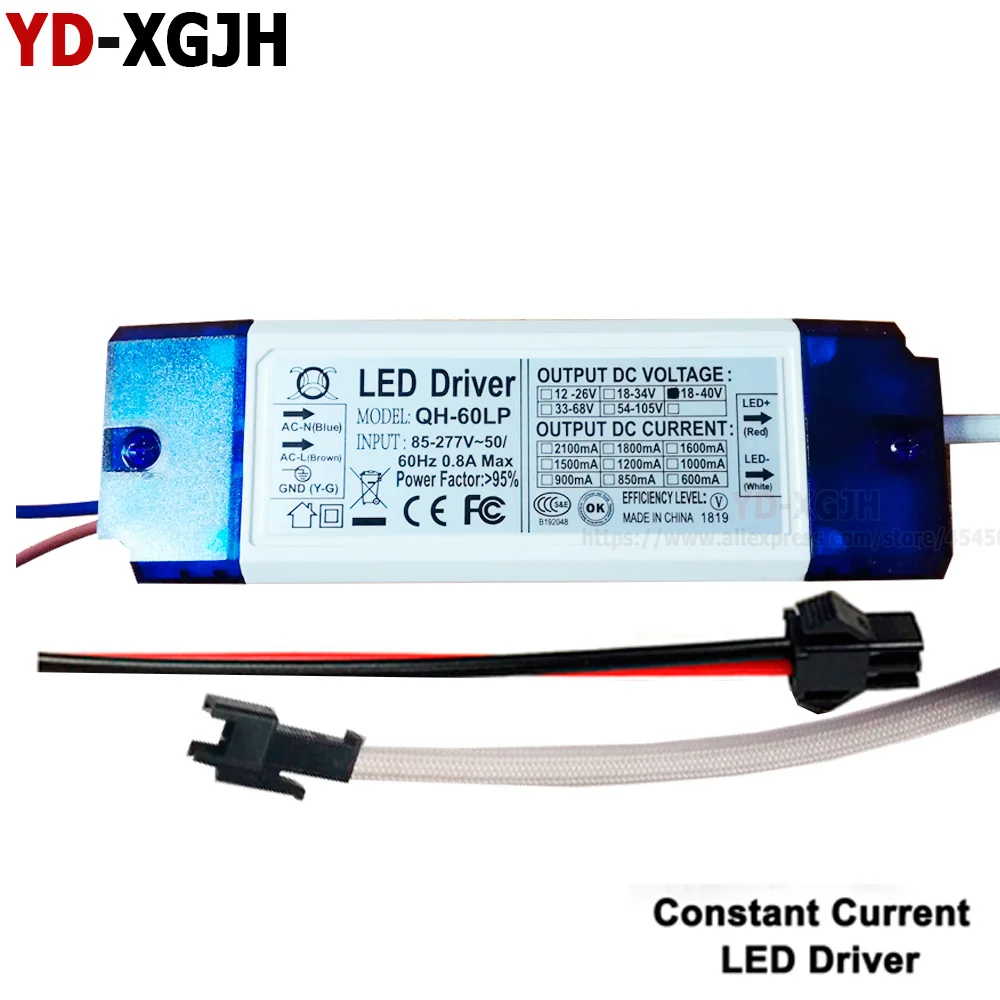 1W 3W 5W 10W 20W30W36W50W LED Driver 300mA 600mA 900mA 1500mA Lighting Transformers for 1 3 5 10 20 30 50W DIY Lamp Power Supply