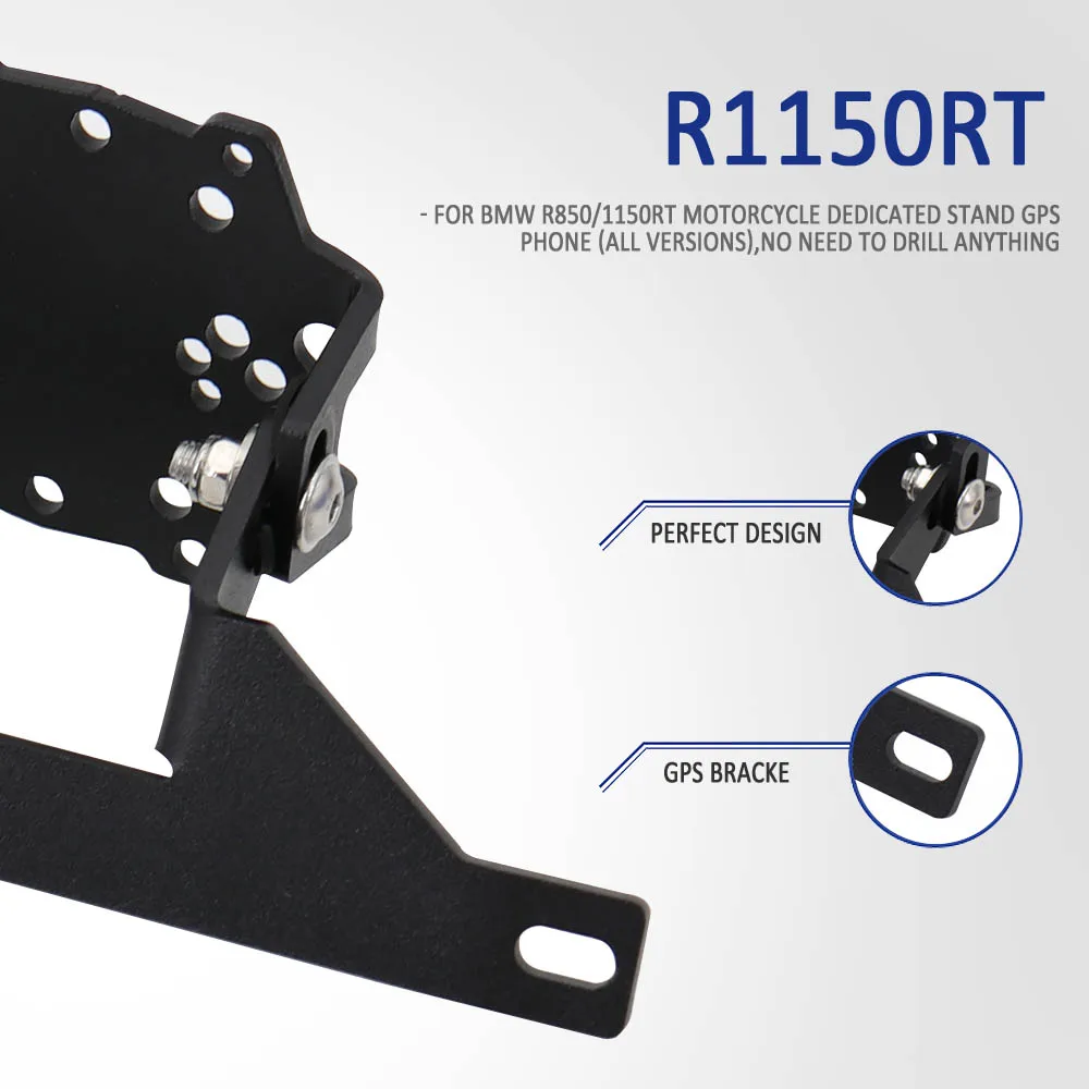 Soporte de navegación GPS para motocicleta, soporte de teléfono USB para BMW R850RT R 850 RT R1150RT R 1150 RT