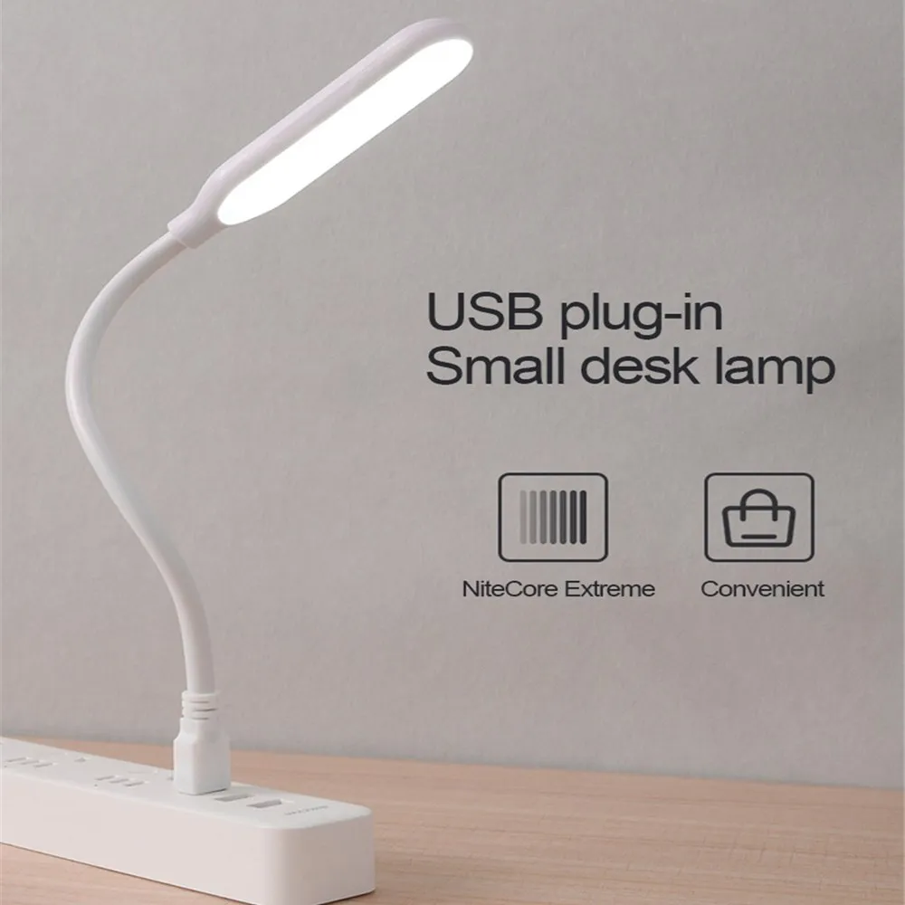 

3Color Touch Dimming Night Light Mini USB Reading Lamp Flexible Portable Table Lamp for Power Bank Laptop Notebook PC Computer