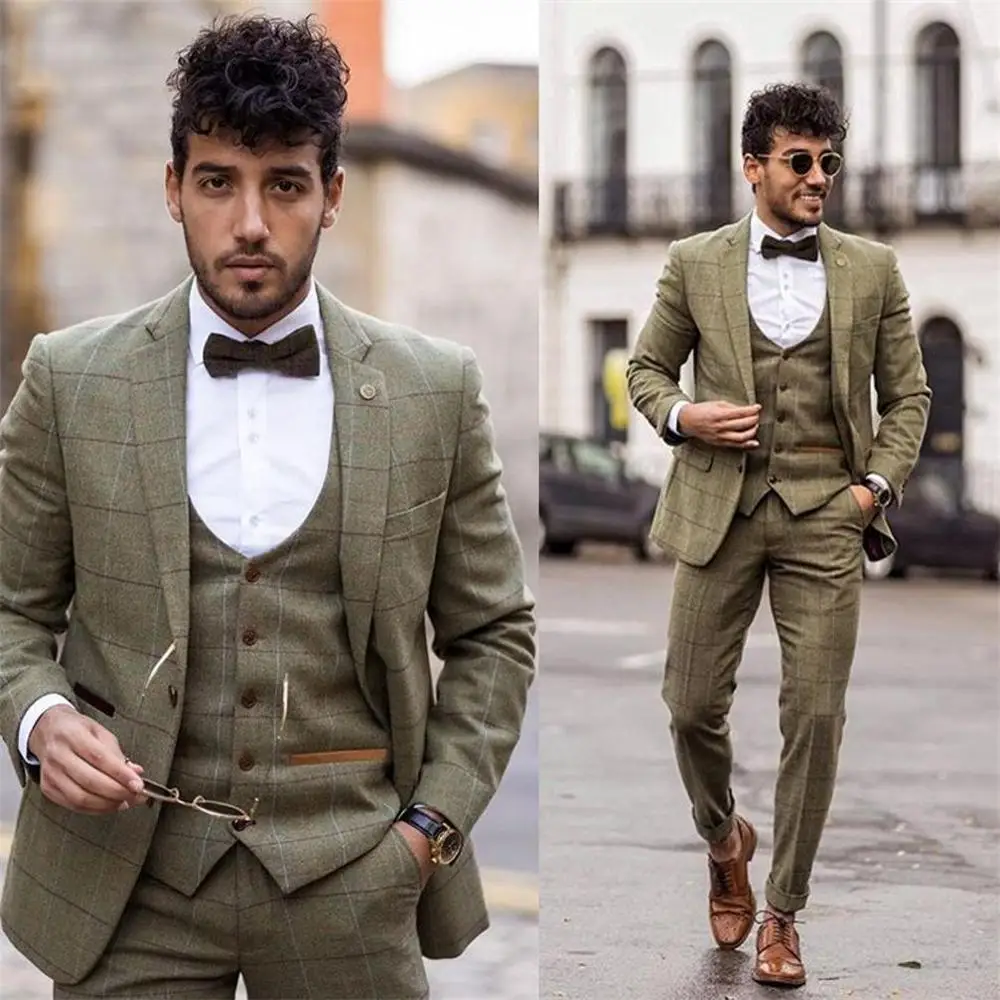 2020 Nieuwe Mens Suit Double Breasted Wedding Suits Voor Beste Mannen Hoge Kwaliteit Kostuums Drie Stukken De Mariage Pour Hommes