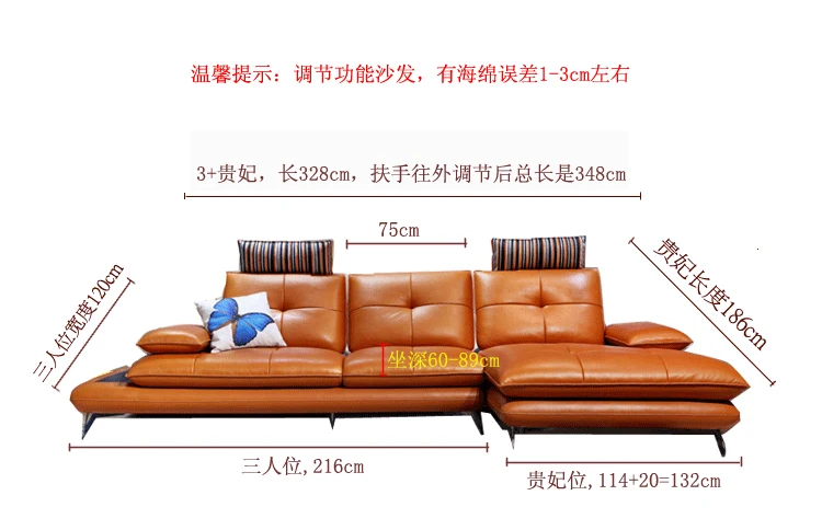 Living Room Sofa set corner sofa recliner backrest functional genuine leather sectional sofas muebles de sala moveis para casa