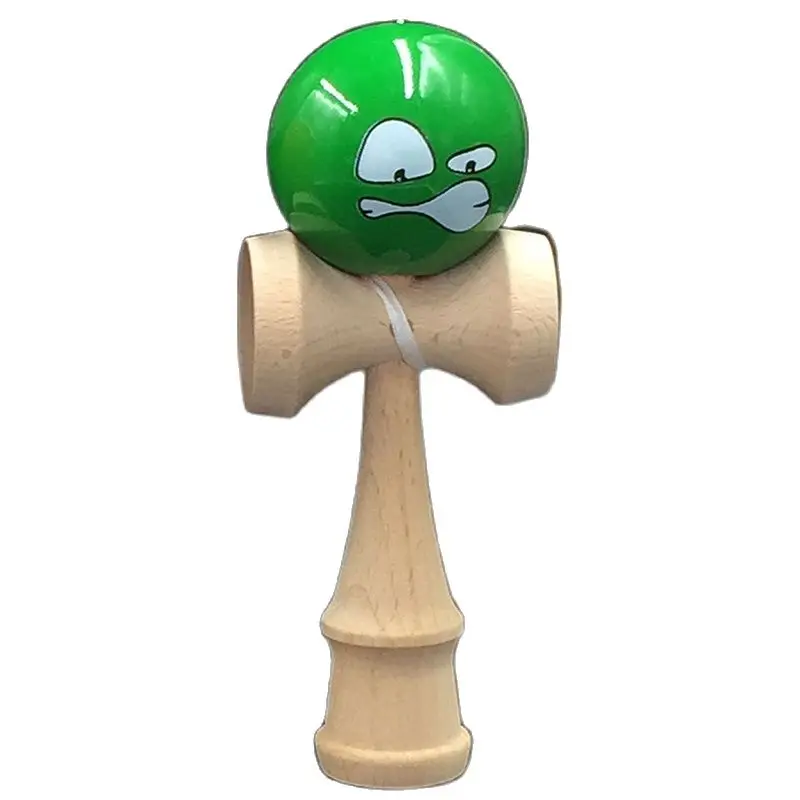 Kendama Bóng Hoạt Hình Biểu Hiện Kendama Thanh Kiếm Bóng Chuyên Nghiệp Bằng Gỗ Đồ Chơi Kỹ Năng Tung Hứng Bóng Trò Chơi Đồ Chơi Cho Trẻ Em Người Lớn Quà Tặng