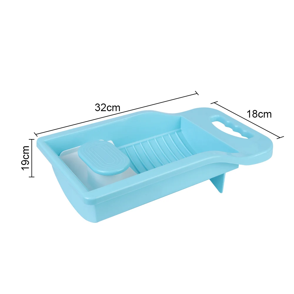 Accesorios de baño, herramienta de lavado, Mini tabla de lavado, tabla de lavado antideslizante, conveniente para ropa de bebé, ropa interior, calcetines