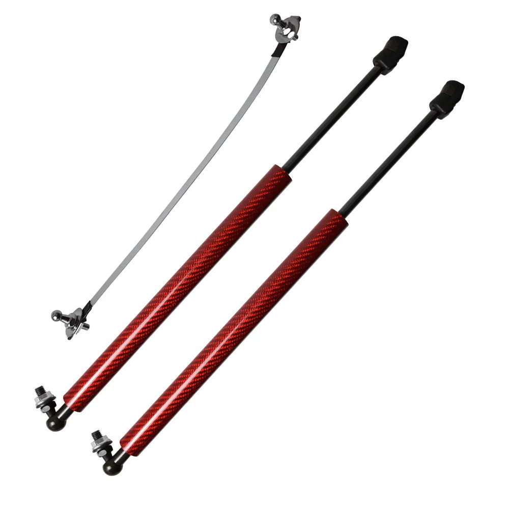 Amortiguadores de choque para coche, varillas de resorte de puntales de Gas modificadas, accesorios de soporte de elevación de fibra de carbono,