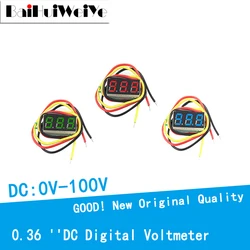 0.36 Inch Red Blue Digital LED Mini Display Module DC0-100V Voltmeter Voltage Tester Panel Meter Gauge Motorcycle Car