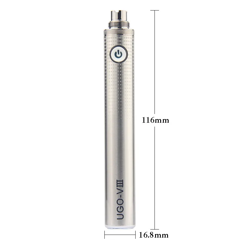 1300mah UGO VIII Battery Vision Micro Evod Passthrough Charger Electronic Cigarette Ego 510 Thread UGO V Vape E Cigs Kit