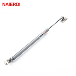 NAIERDI 250N/25kg Copper Hydraulic Spring Hinge Force Door Lift Support Gas Cabinet Kitchen Cupboard Hinges Furniture Hardware
