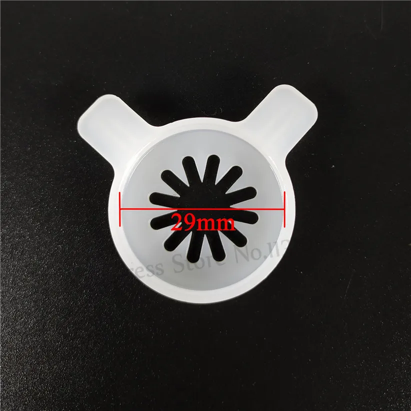 Snowflakes Shaped Modeling Cap Spare Part for Ice Cream Maker Accessory Of Soft Serve Machines 29mm Inner Diameter