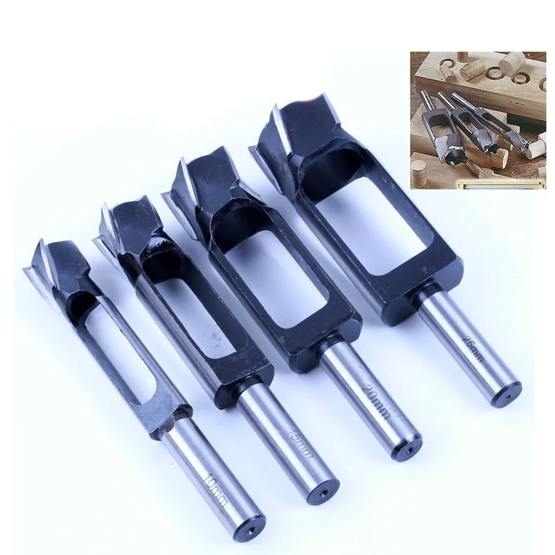 Broca cónica para carpintería, 8mm-40mm, cortador de enchufe cómodo