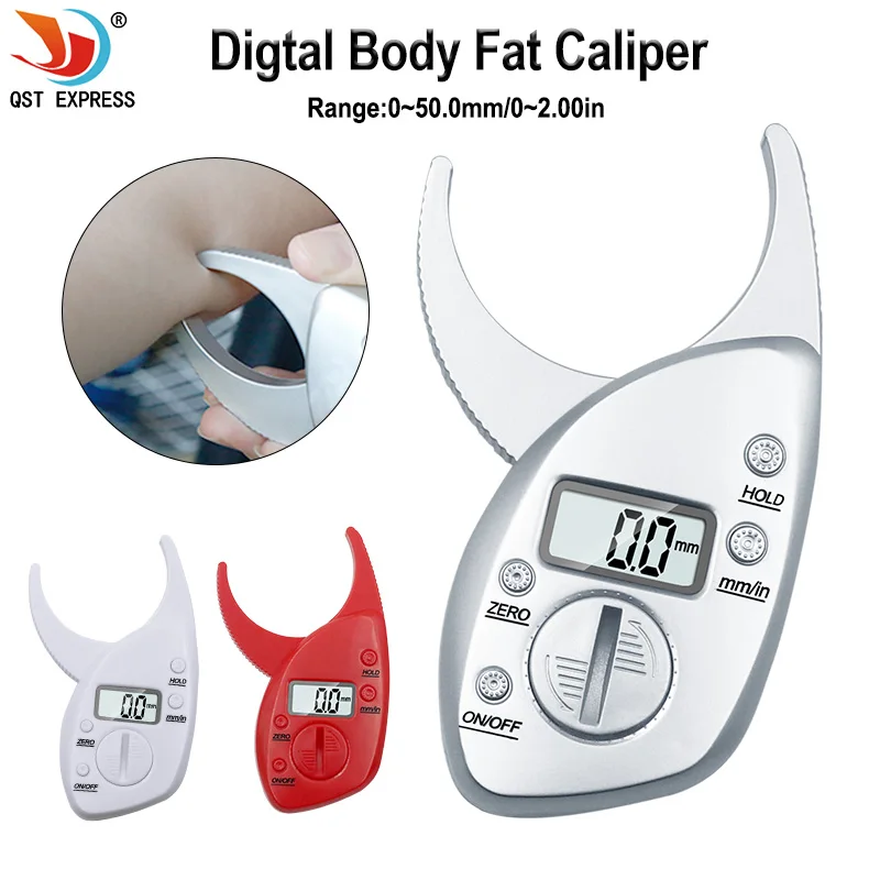 Body Fat Caliper Tester Scales Fitness Monitors Analyzer Digital Skinfold Slimming Measuring instruments Electronic Fat Measure