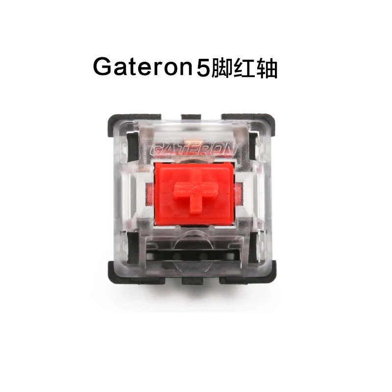 Gateron switch 5 pin transparent case blue red black brown green white yellow switches mechanical keyboard cherry mx compatible