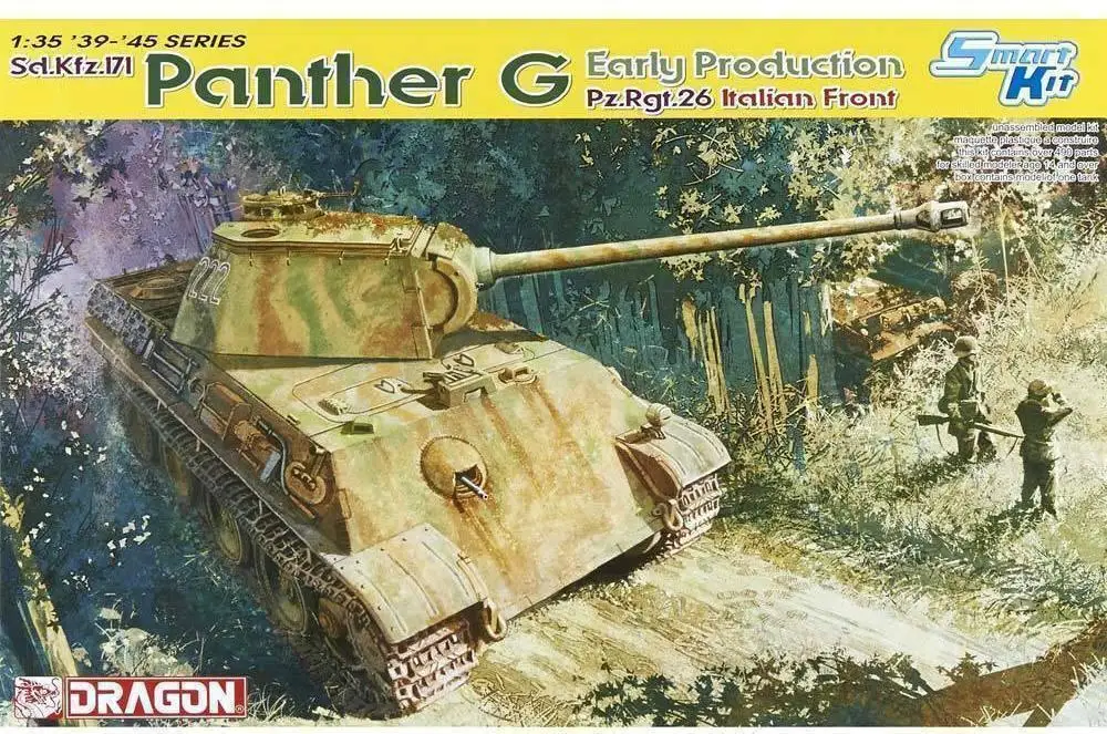 

Dragon 1/35 6267 Sd.Kfz.171 Panther G Early Production Model Kit