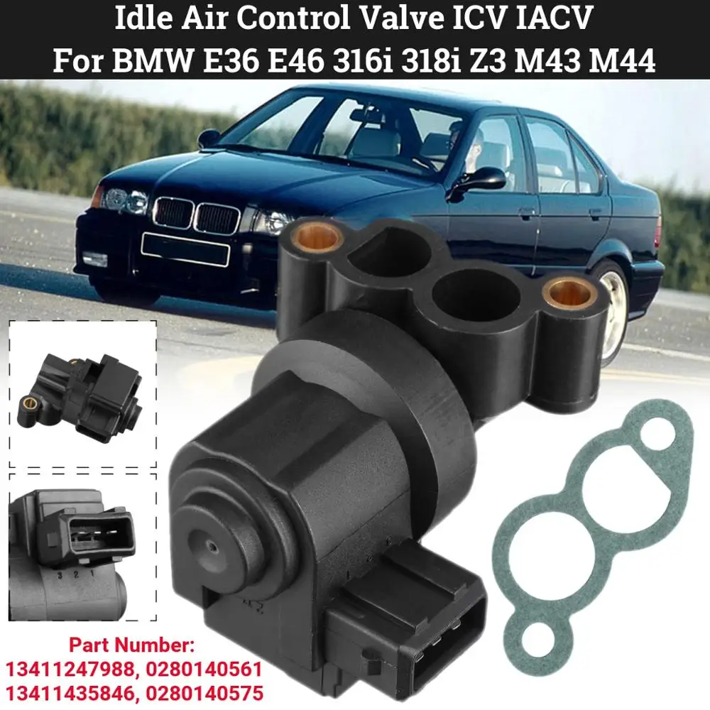 Idle Air Control Valve ICV IACV For BMW E36 E46 316i 318i 318is 318ti Z3 M43 M44 Idle Motor