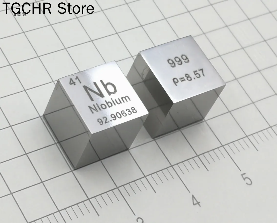 Customized Metal Niobium Mirror Polished Niobium Cubic Periodic Phenotypic Cube 10mm