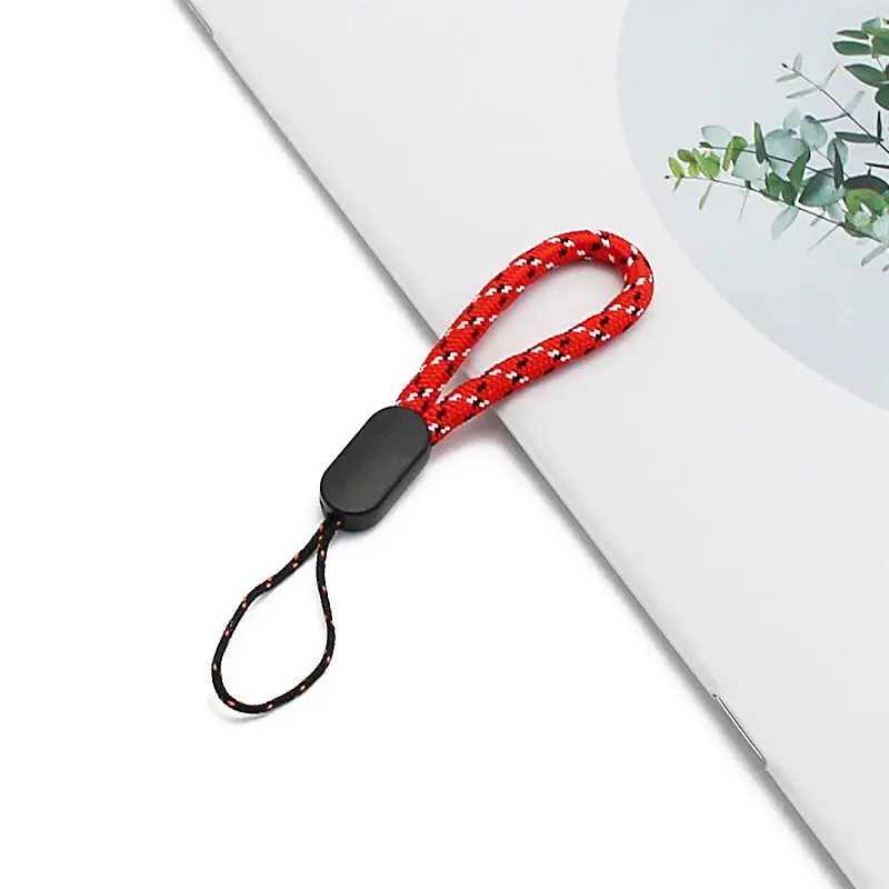 Ponsel Tali Tali Pendek untuk Kunci ID Kartu Ponsel Universal Tahan Lanyard 6 Warna Genggam Tali Memakai tahan Tali