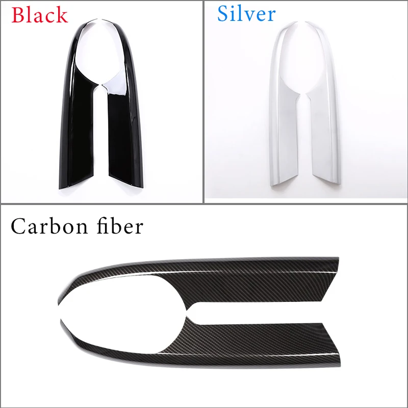 2Pcs Car Styling ABS Plastic Center Console Decoration Strips Trim For Land Rover Discovery 5 LR5 L462 2017 2018 Car Accessories