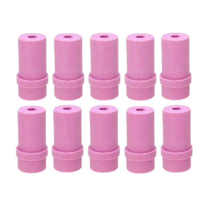 WENXING Ceramic Sandblast Nozzle Air Sandblaster Tips For Pneumatic Blasting Tools 10Pcs 2x1.5x4.5Cm