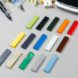 2431 100 pezzi * Piastrella piatta 1x4 * Mattoni per illuminare fai-da-te, compatibili con Lego assembla particelle