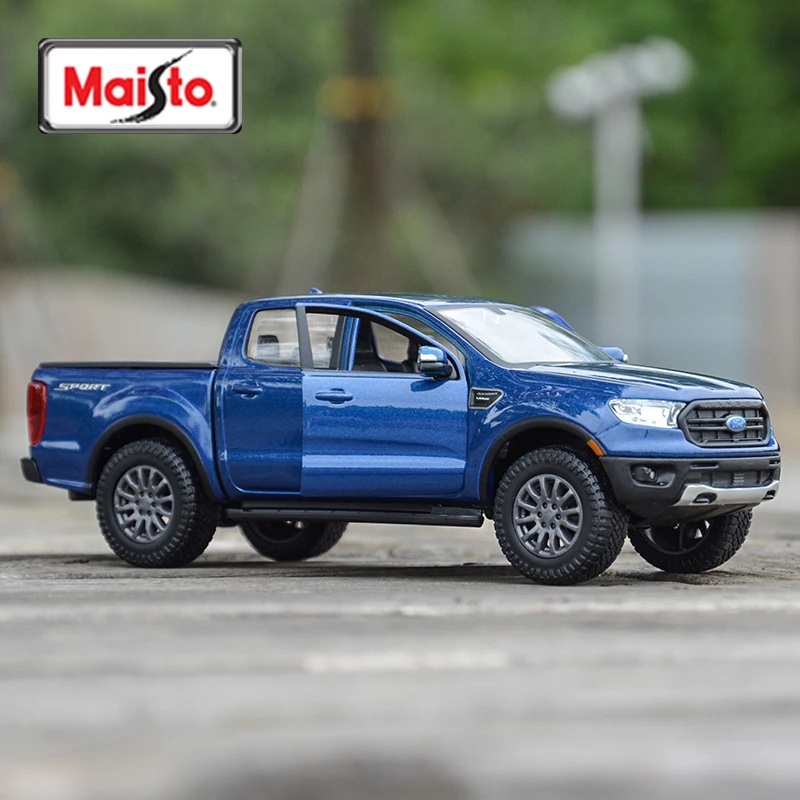 Maisto 1:27 2019 Ford Ranger Static Die Cast Vehicles Collectible Model Car Toys