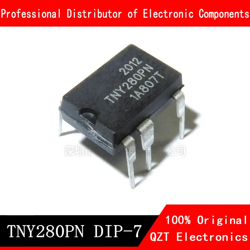 10 개/몫 TNY280PN DIP7 TNY280P DIP TNY280 DIP-7 280PN 새로운 원본 재고 있음