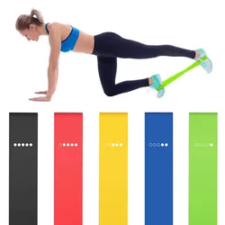 5PCS Fasce di resistenza per yoga Stretching Anello in gomma Esercizio Attrezzature per il fitness Allenamento per la forza Pilates per il corpo Allenamento per la forza