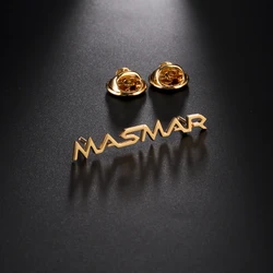 Sipuris Custom Painting Brooch Stainless Steel Customizable Name Badge Brooch For Women Men Jewelry Accessories Gifts Trend  New