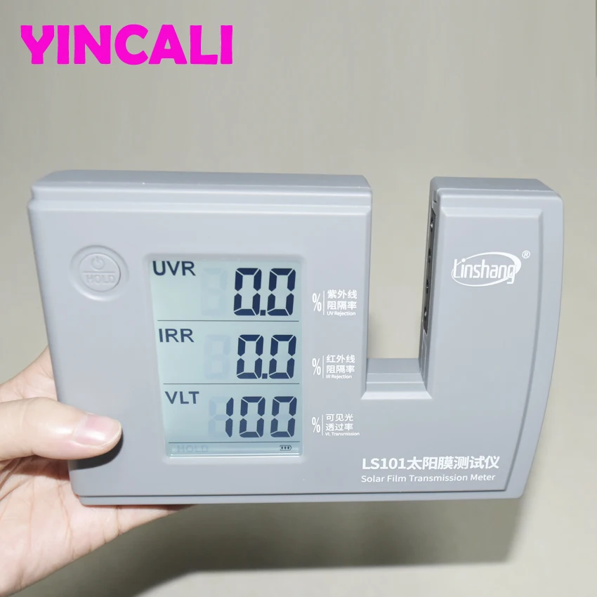 Solar Film Transmission Meter Tester LS101 Window Tint Meter For Testing The Ultraviolet & Infrared Rejection Rate and VLT