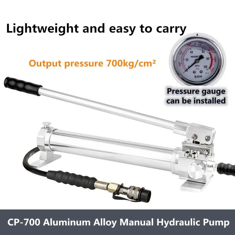 

Aluminum Alloy Hydraulic Hand Pump CP-700 High Pressure For Hydraulic Tool Crimping Tool