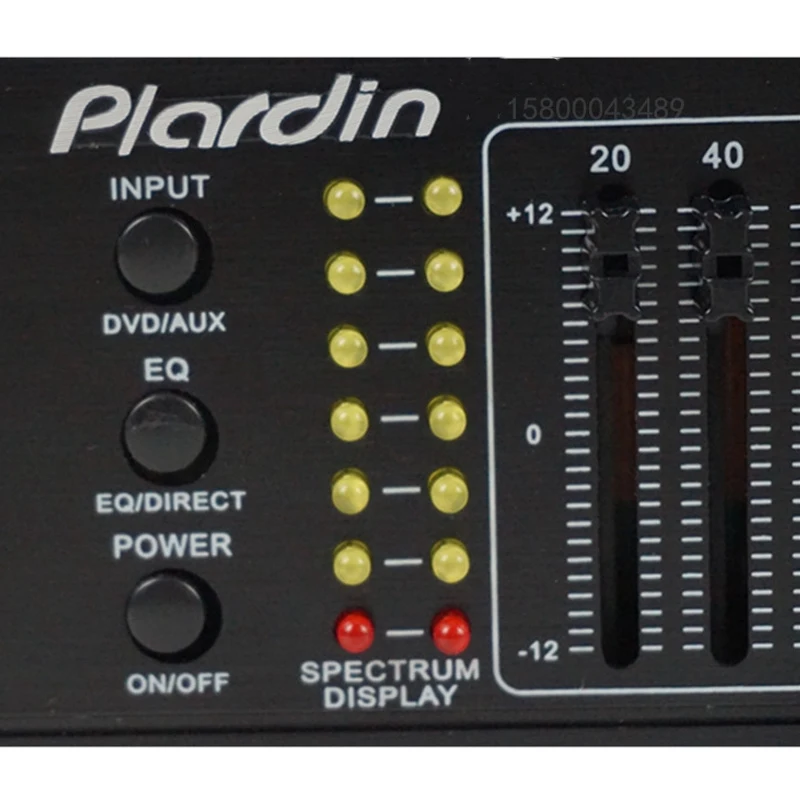 Equalizzatore Audio professionale EQ Stereo a 40 segmenti, doppio equalizzatore Audio febbre Bluetooth Stage/KTV a 20 segmenti