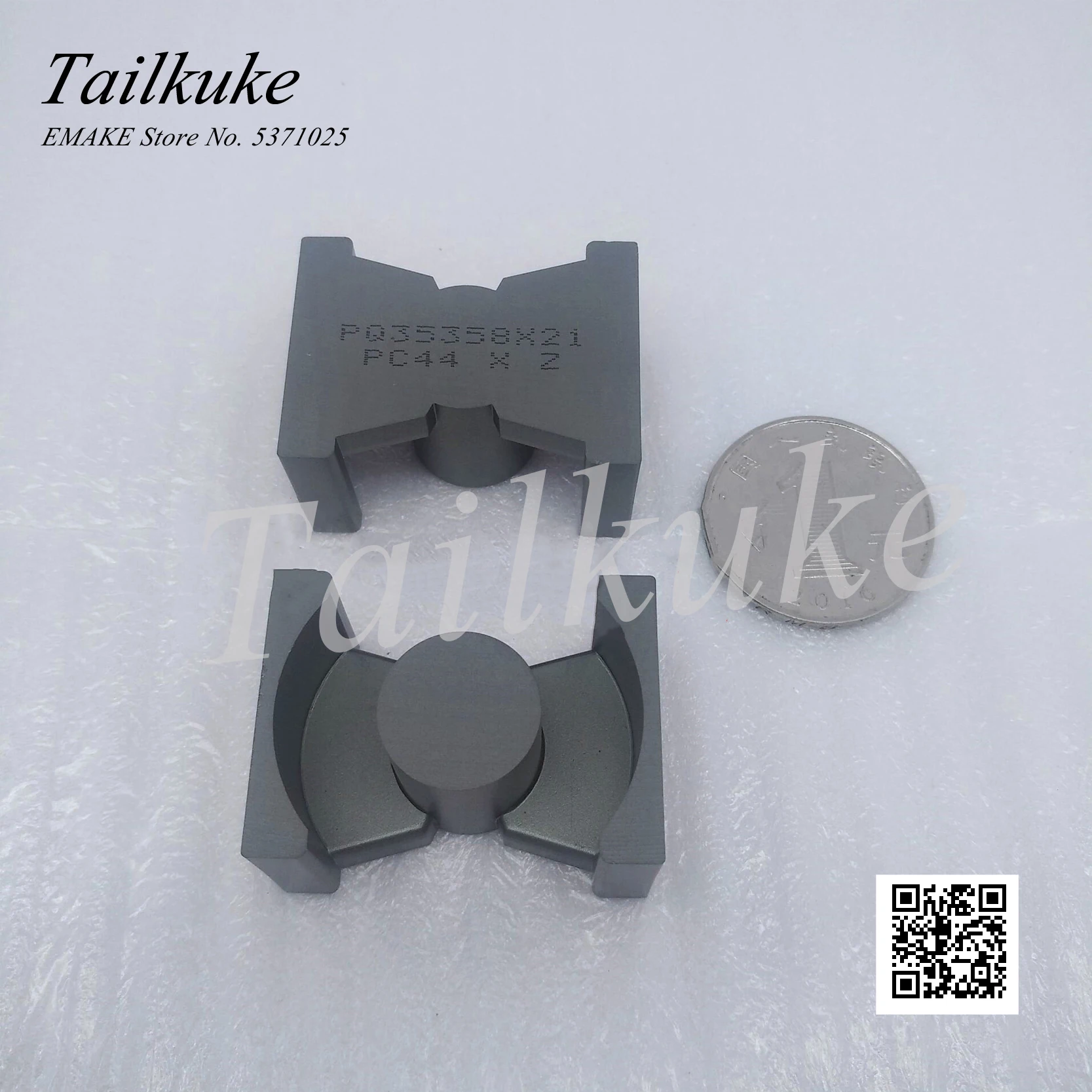 Original TDK PQ3535 Imported Ferrite Core PC44 Material Can Be Equipped with Vertical 6+6 Skeleton