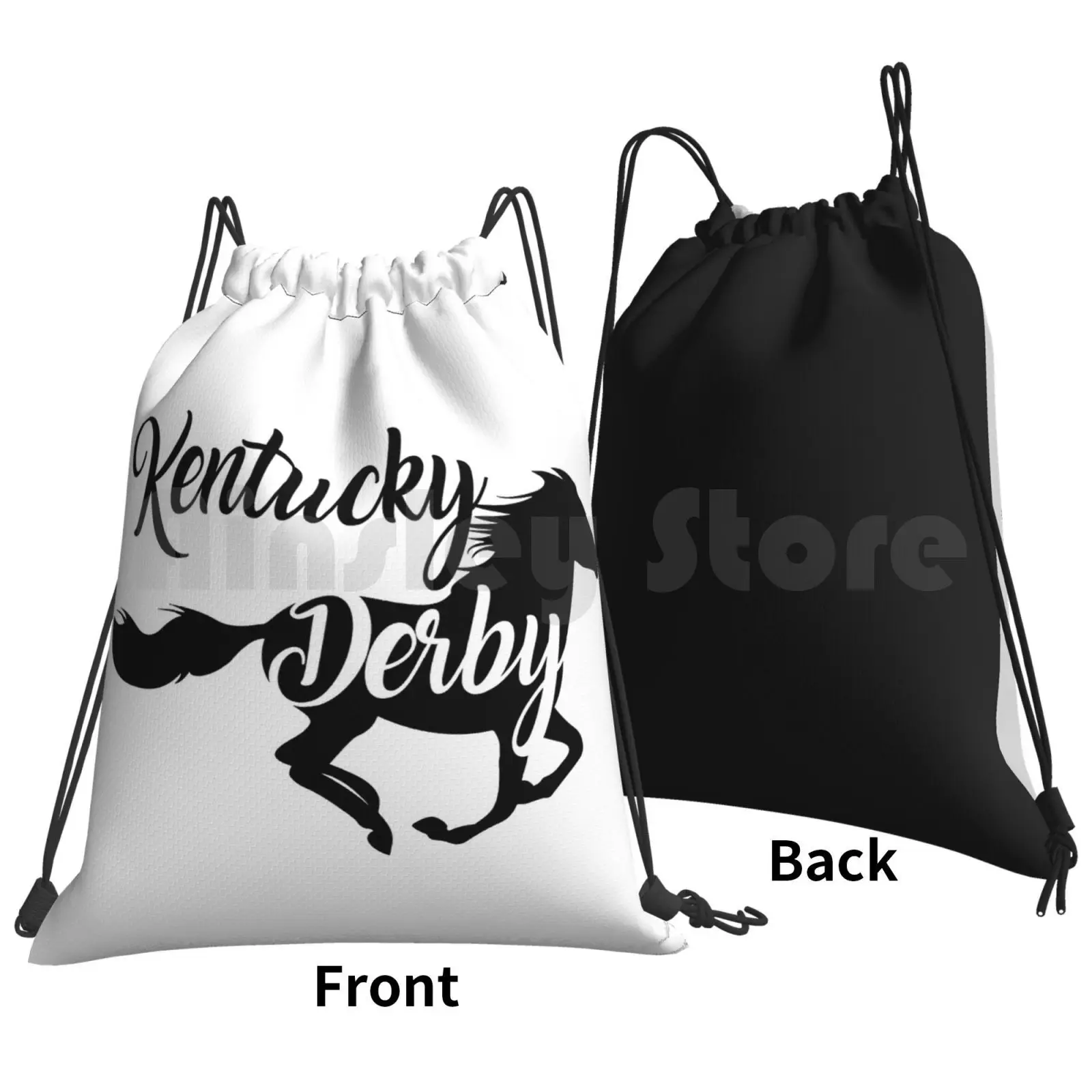 Derby The Best Running Horse Backpack Drawstring Bag Riding Climbing Gym Bag Derby Derby Horses Horse Horse Racing Triple