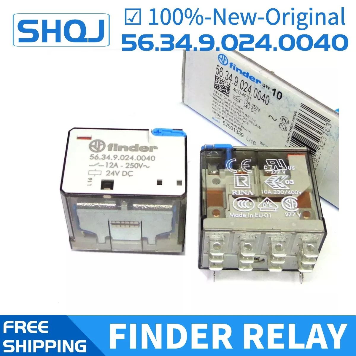 finder relay 56.34.9.024.0040 56.34.8.230.0040 96.74 14PIN 12A 100%-new-original