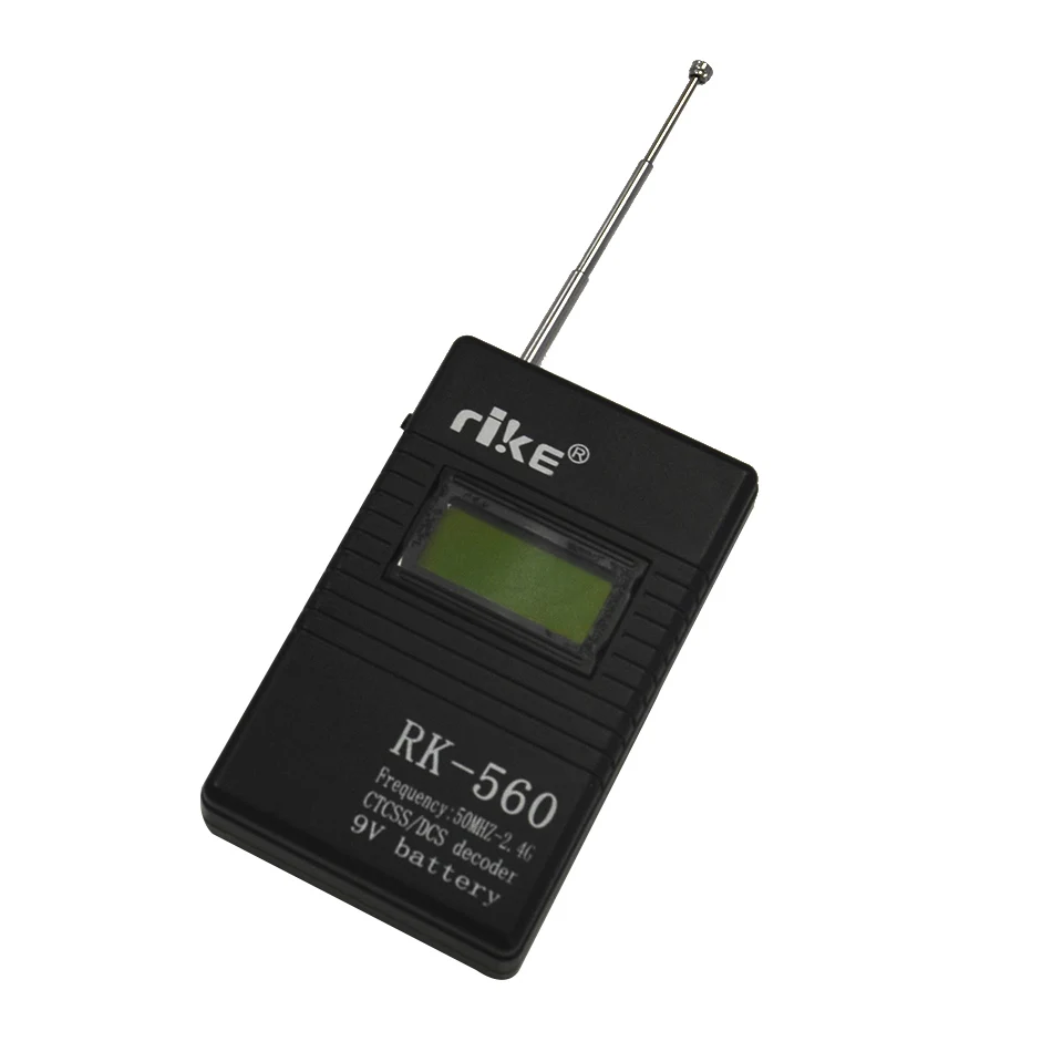 Accurate 50MHz-2.4GHz Portable Handheld Frequency Counter DCS CTCSS Radio Testing Frequency Meter Counter RK560