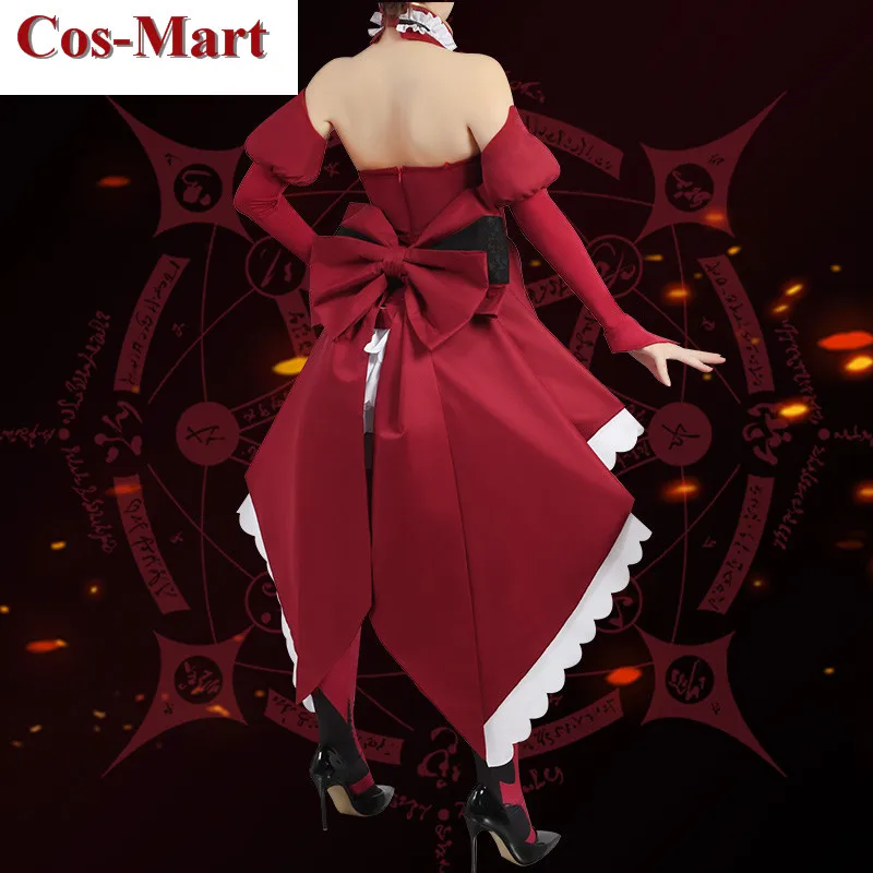 Hot Game Fate/Grand Order FGO Tristan Cosplay Costume The Demon Knight Red Formal Dress Unisex Activity Party Role Play Clothing