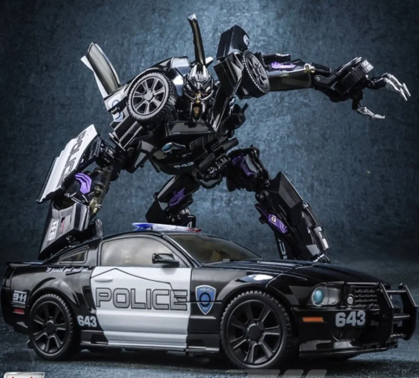 

Black mamba LS02 masterpiece MPM05 Police Barricade MP Alloy Metal Collection Transformation KO Figure Robot Toys