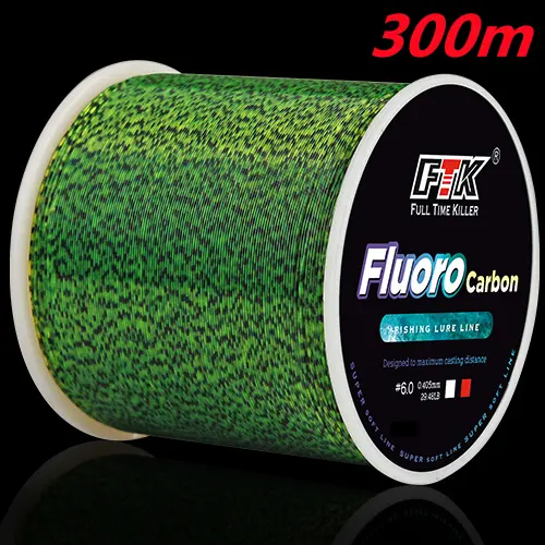 FTK 300/500m Invisible Fishing Line Speckle Fluorocarbon Coating Line 0.20mm-0.50mm 4.13LB-34.32LB Super Strong Spotted Line - Image 9