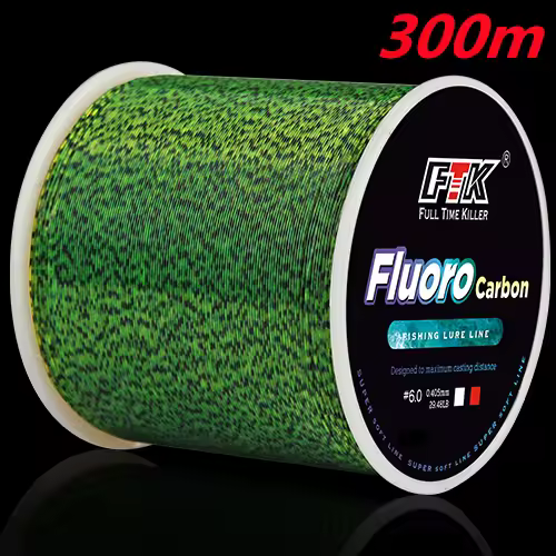 FTK 300/500m Invisible Fishing Line Speckle Fluorocarbon Coating Line 0.20mm-0.50mm 4.13LB-34.32LB Super Strong Spotted Line - Image 9