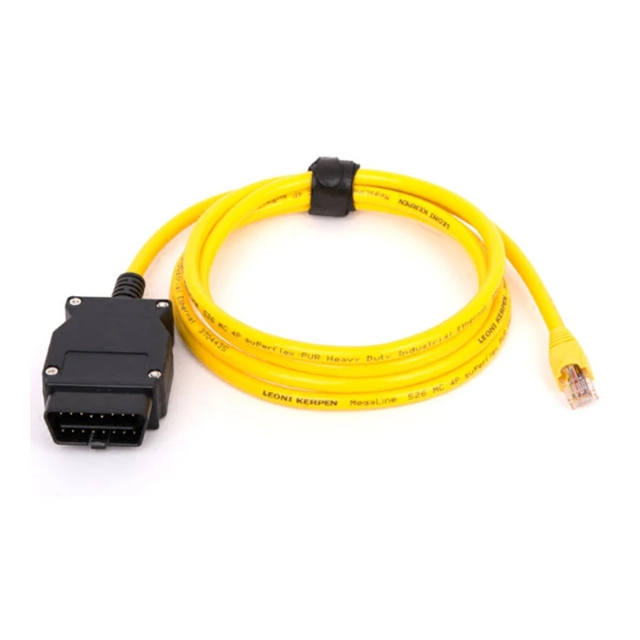 Used for BMW ENET Coding Cable ENET Ethernet to OBD2 Diagnostic Interface Cable ICOM Coding F-Series Enet Connector Stable