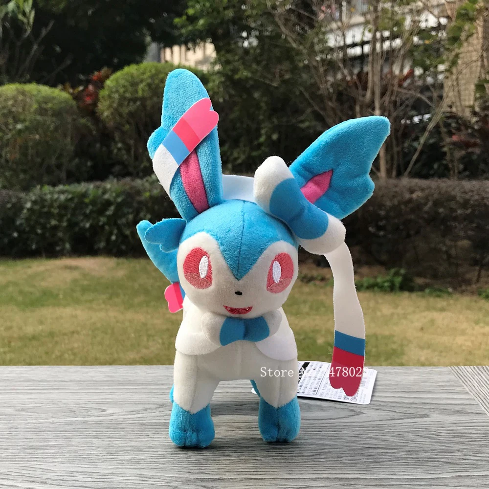 5 Styles Pokemon Shiny Eevee Sylveon Vaporeon Espeon Umbreon Plush Cute Eeveelution Stuffed Toy Cartoon Soft Doll