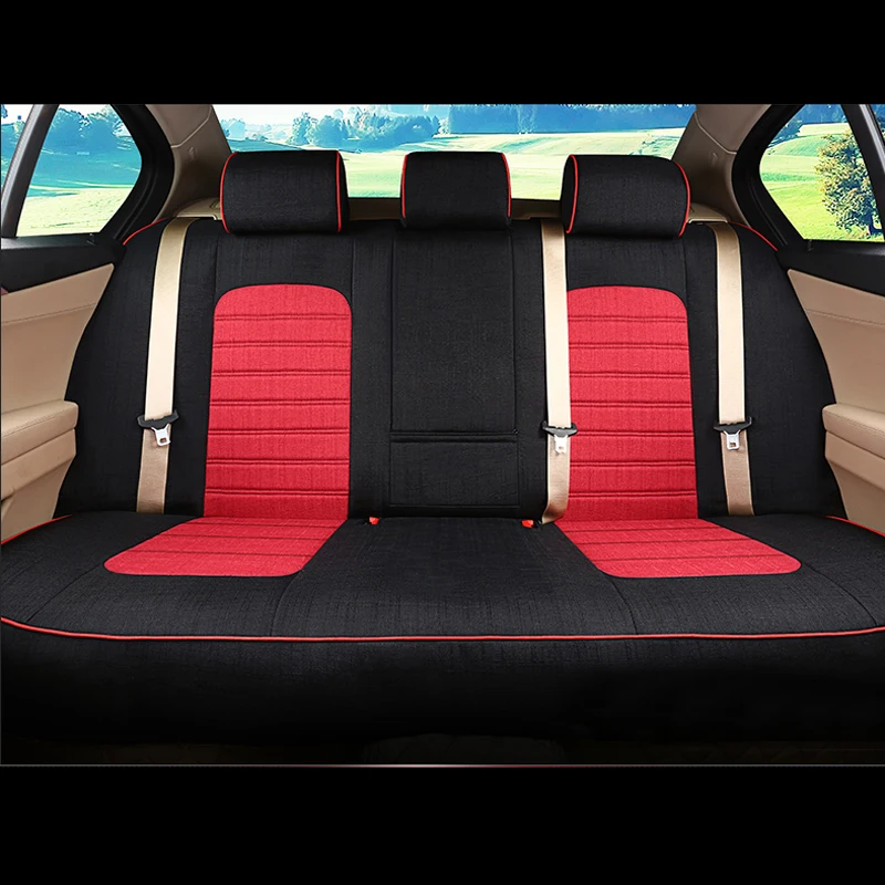 AutoDecorun Dedicated Covers Seat Car for Volvo V40 2013-2019 Seat Covers Set for Cars Cushion Seats Supports Accessories 13PCS