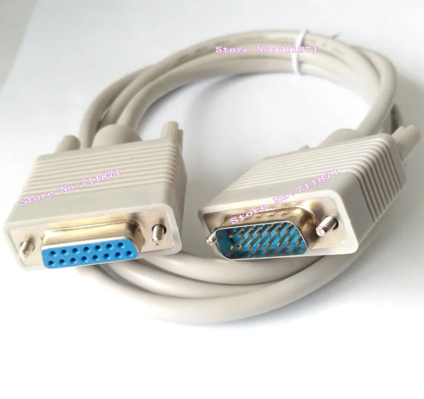 ​150cm Pure Copper  Male Female 7P 8Pin 15Pin DB15 Cable 8Pin 7Pin two Line Double row 15P DB15 Extendsion cord cable line wire