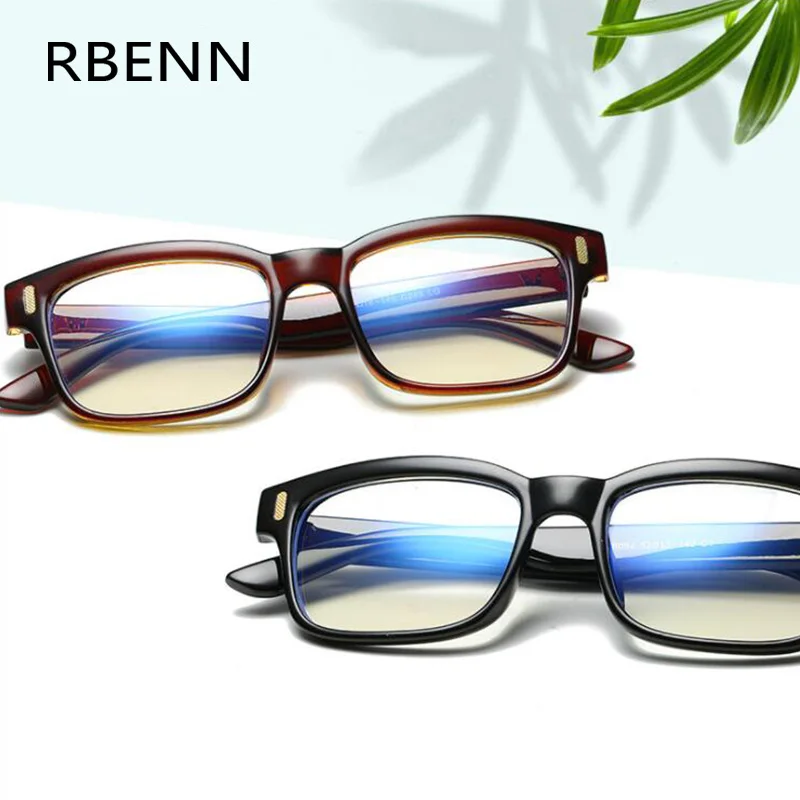 RBENN Anti Blue Rays Computer Glasses Men Women Blue Light Blocking Gaming Glasses Anti-fatigue Eyewear With Yellow Lense