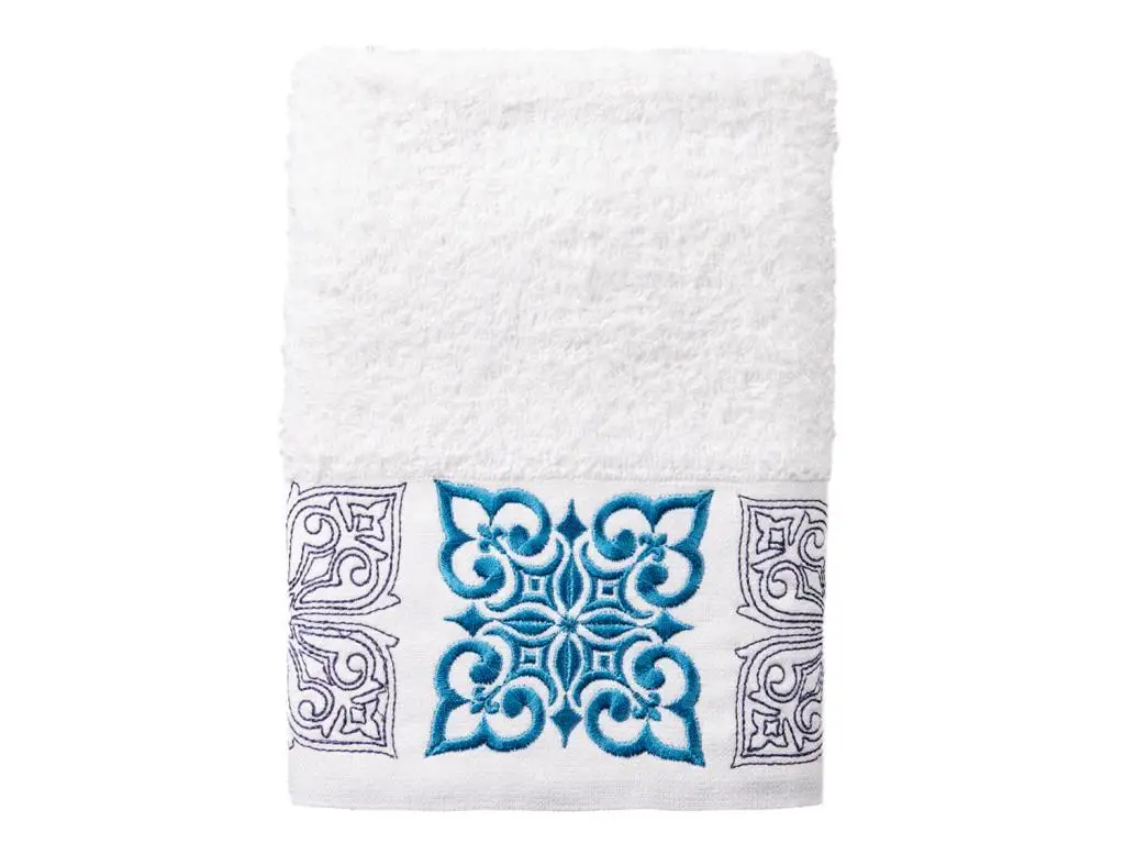 Dowry Wonderland 6 S Meric Hand Face Towel Set White Gray