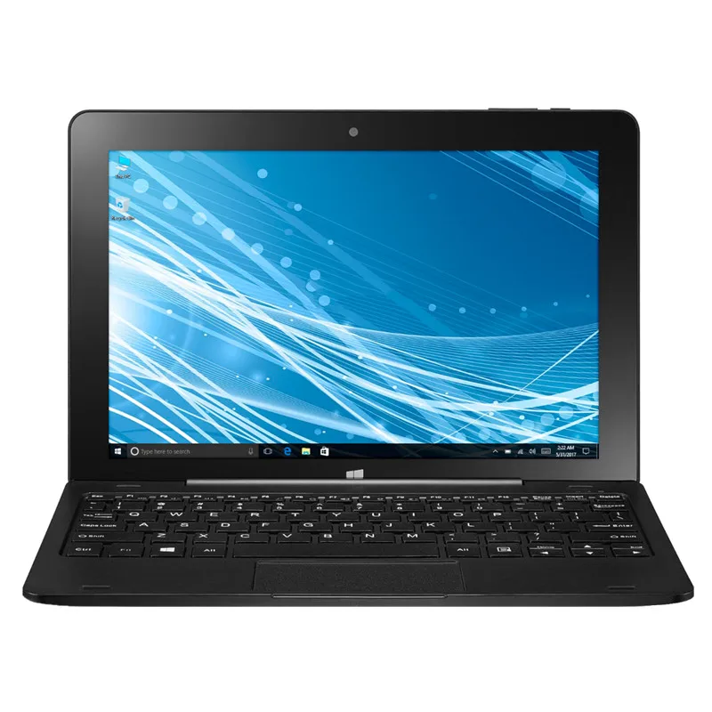 Win10-Tablette 2 en 1 de 10.1 Pouces, 2 Go/32 Go, avec Clavier d'Accueil à Broches, CPU, WIFI, Bluetooth, GPS, Type-C, Caméra de Tourisme