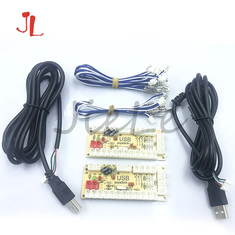 

10pcs Zero Delay Arcade USB Encoder PC To Joystick MAME & Fight Stick Controls 2.8mm or 4.8mm & SANWA Push Buttons Type