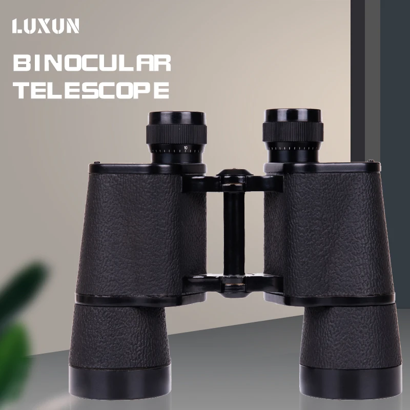 Luxun binoculars 15x50 high-definition high-power telescope optical glass lens hunting motion range lowMilita light night vision