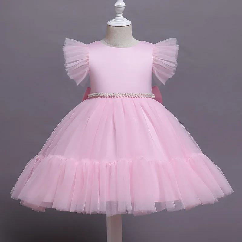 Christmas Children Elegant Dresses For Girls Spring Gauze Ball Gown Wedding Party Princess Costumes Kids 3-10 Years Old Vestidos