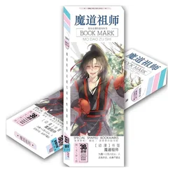 36 Pcs/Set Anime Grandmaster of Demonic Cultivation Paper Bookmark Mo Dao Zu Shi Cartoon CharacterBook Holder Stationery